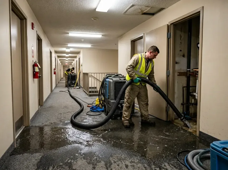 multi-unit-apartment-hallway-f-005 — frequently asked questions, Emergency Burst Pipe Water Extraction & Removal in Charlest…